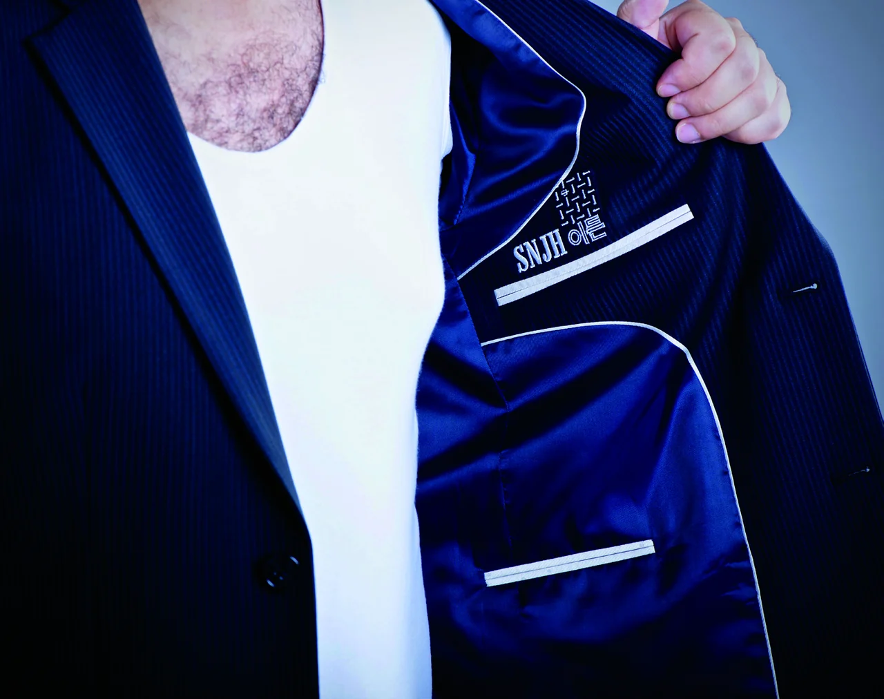 Avenue Blazer personalized satin interior