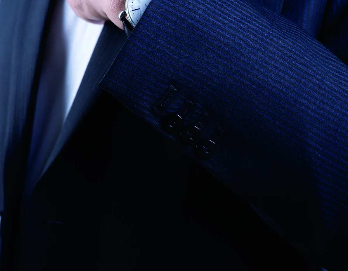 Personalized satin interior and tailoring detail
